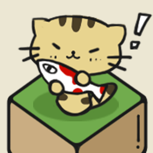 The kitten picks up fish