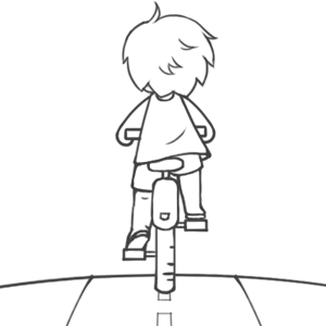 Xiao Ming rides a bike