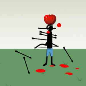 Shoot an apple