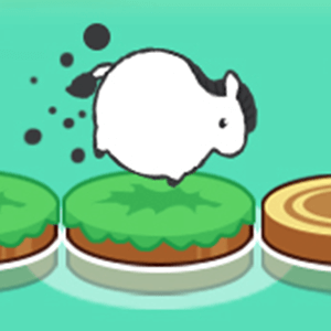 Pony crossing the river