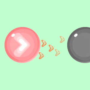 Push and pull colored beads