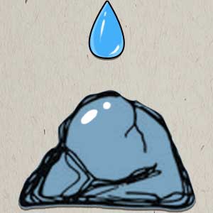 constant dripping wears away a s