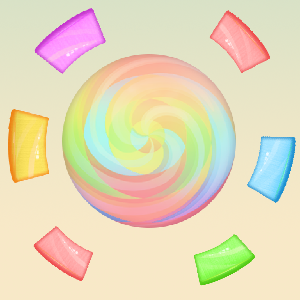 Rotating lollipop