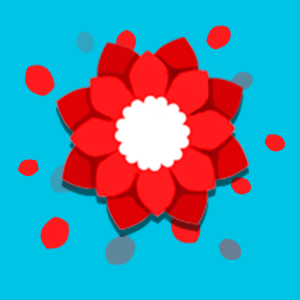 as if it were raining flowers