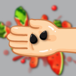 Throw watermelon and pick sesame