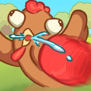 Beat the chicken heavily