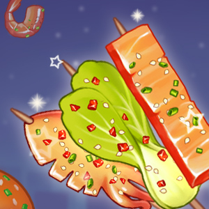 Skewered Food Served in Hot Pot