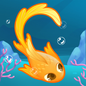 Small fish looking for objects