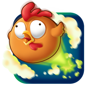 Egg beat chicken fly