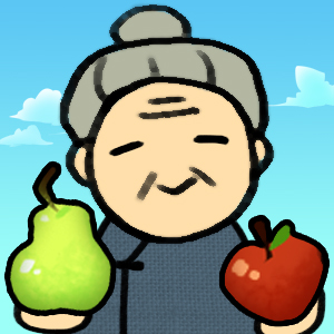 Grandma divides the fruit