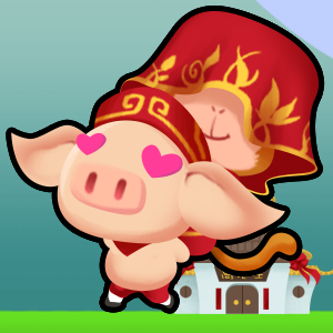 Pig Bajie carries his daughter-i