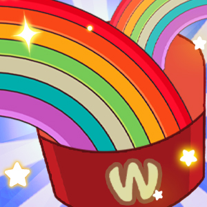 Colorful French fries